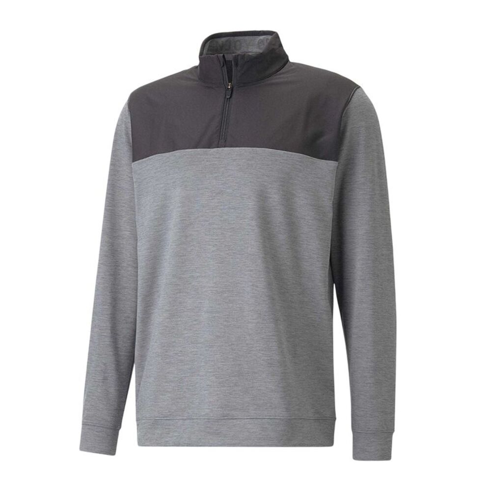 Puma Mens Cloudspun Colour Block Sweater / Black